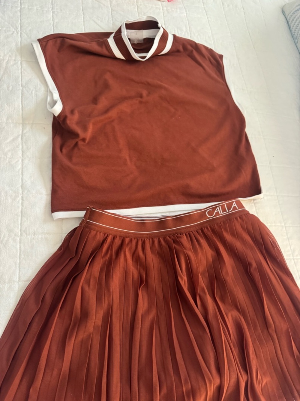 CALIA Two-Piece Pleated Skirt Tennis Golf Set - Picture 5 of 5